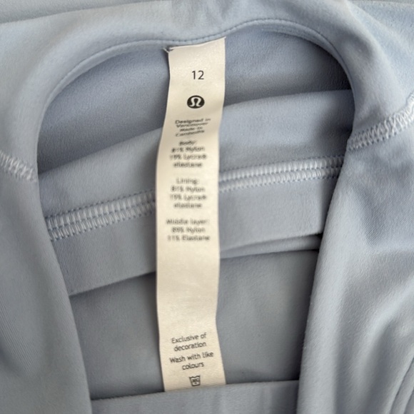 Lululemon Align Light Blue Cropped Tank Top - Picture 4 of 4